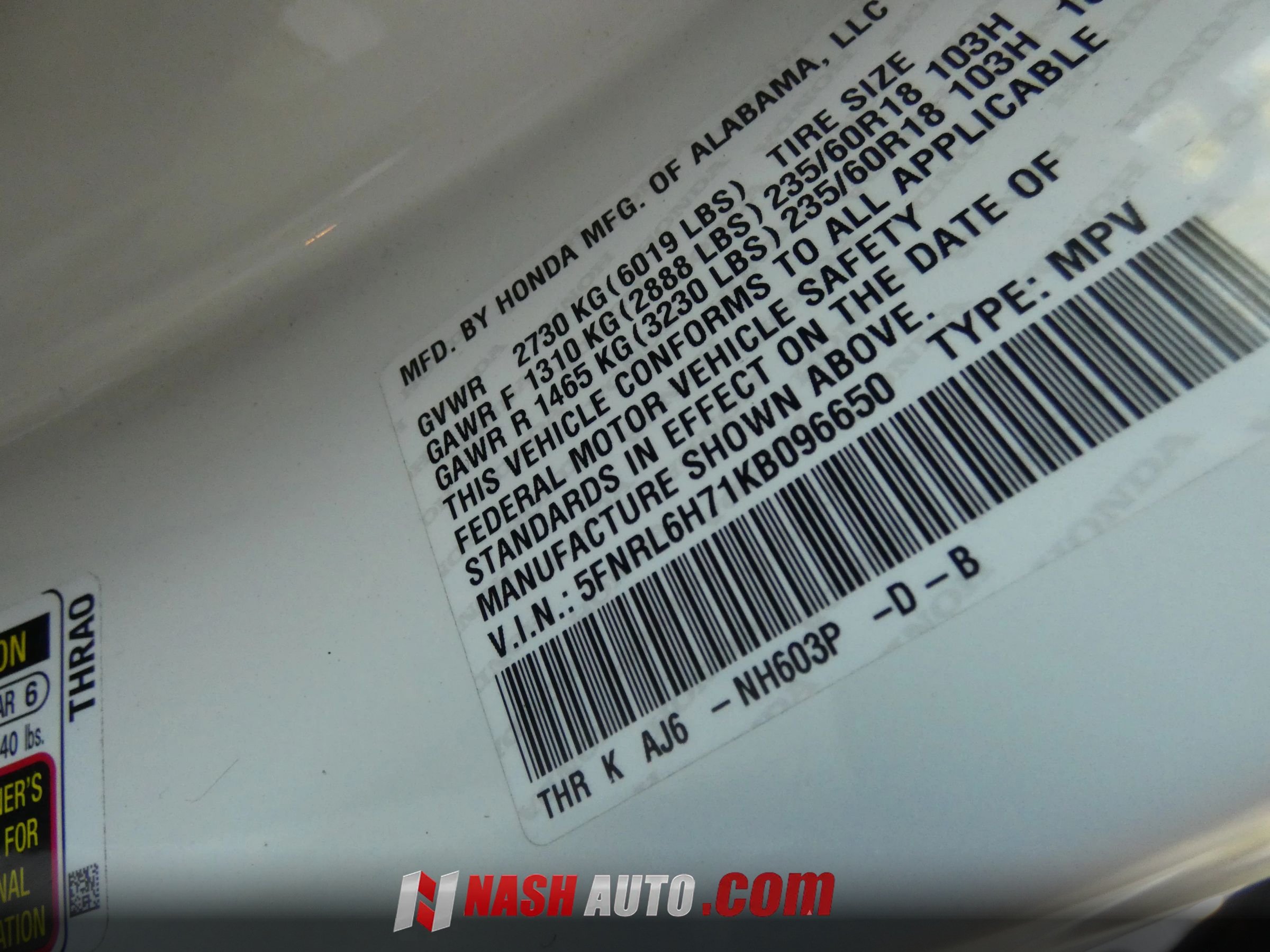 Used 2019 Honda Odyssey EX-L image 84
