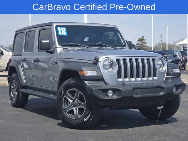 Used 2018 Jeep Wrangler Unlimited Sport S AWD/4WD image 2