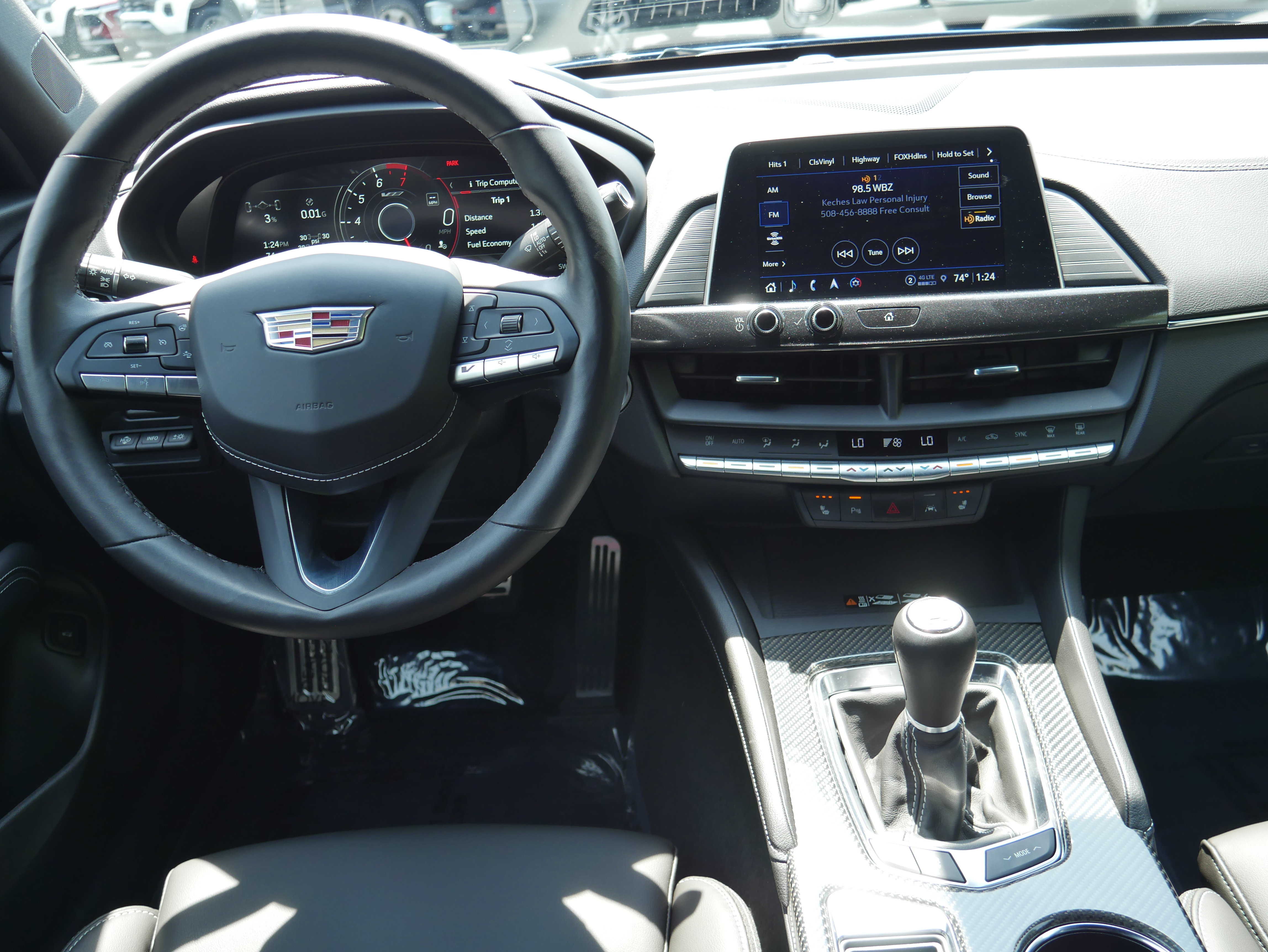 Certified 2022 Cadillac CT4 V Blackwing w/ Technology Package RWD image 16