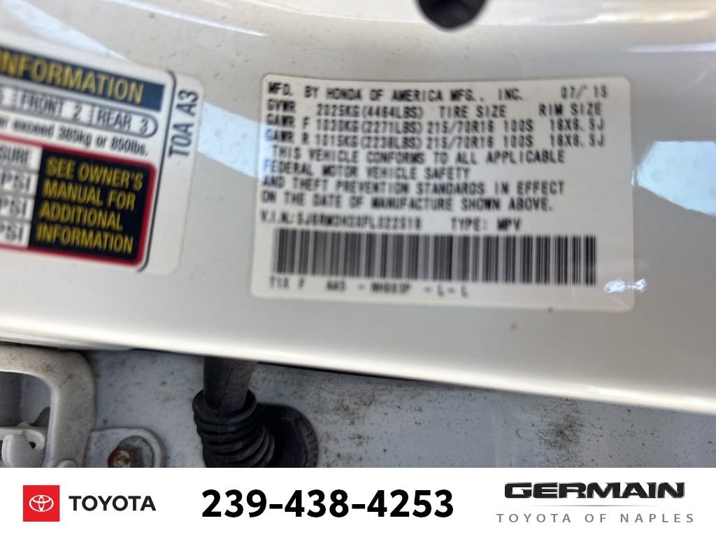 Used 2015 Honda CR-V LX image 21