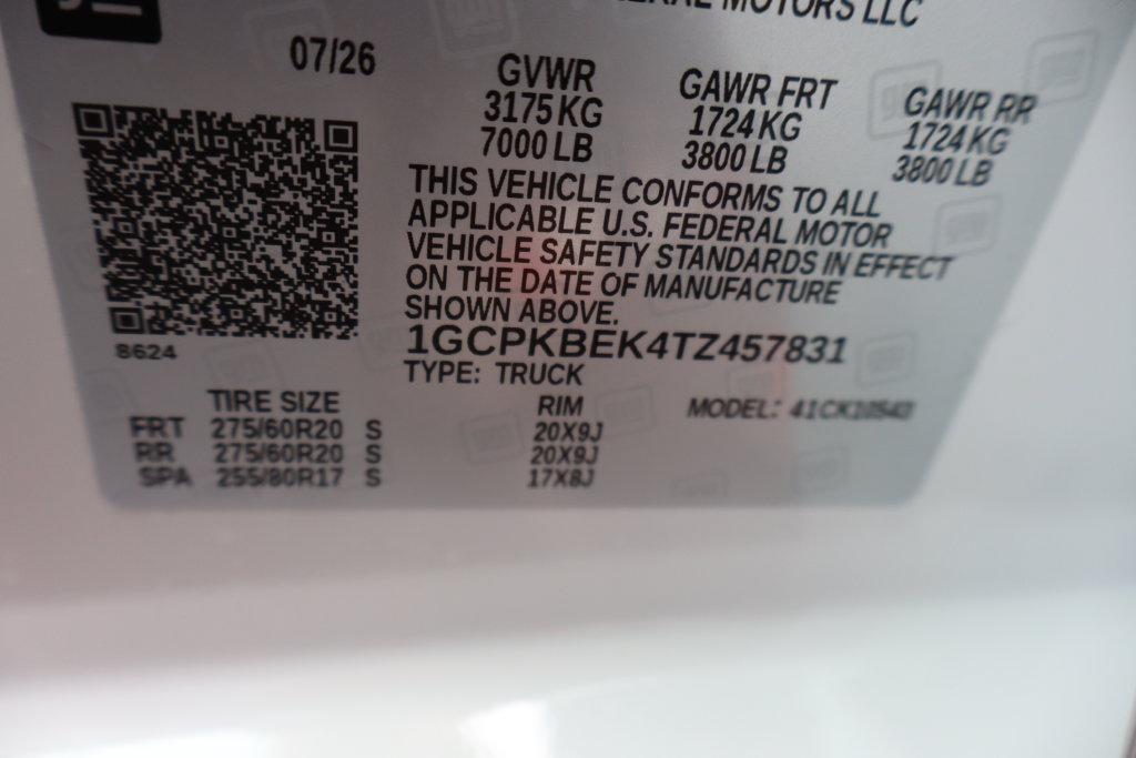New 2026 Chevrolet Silverado 1500 Custom AWD/4WD image 26
