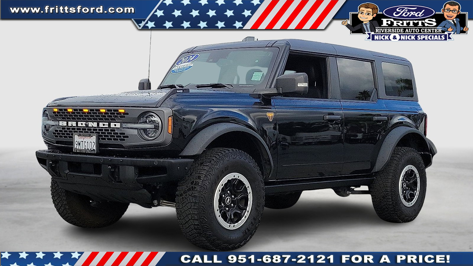 Certified 2024 Ford Bronco Badlands