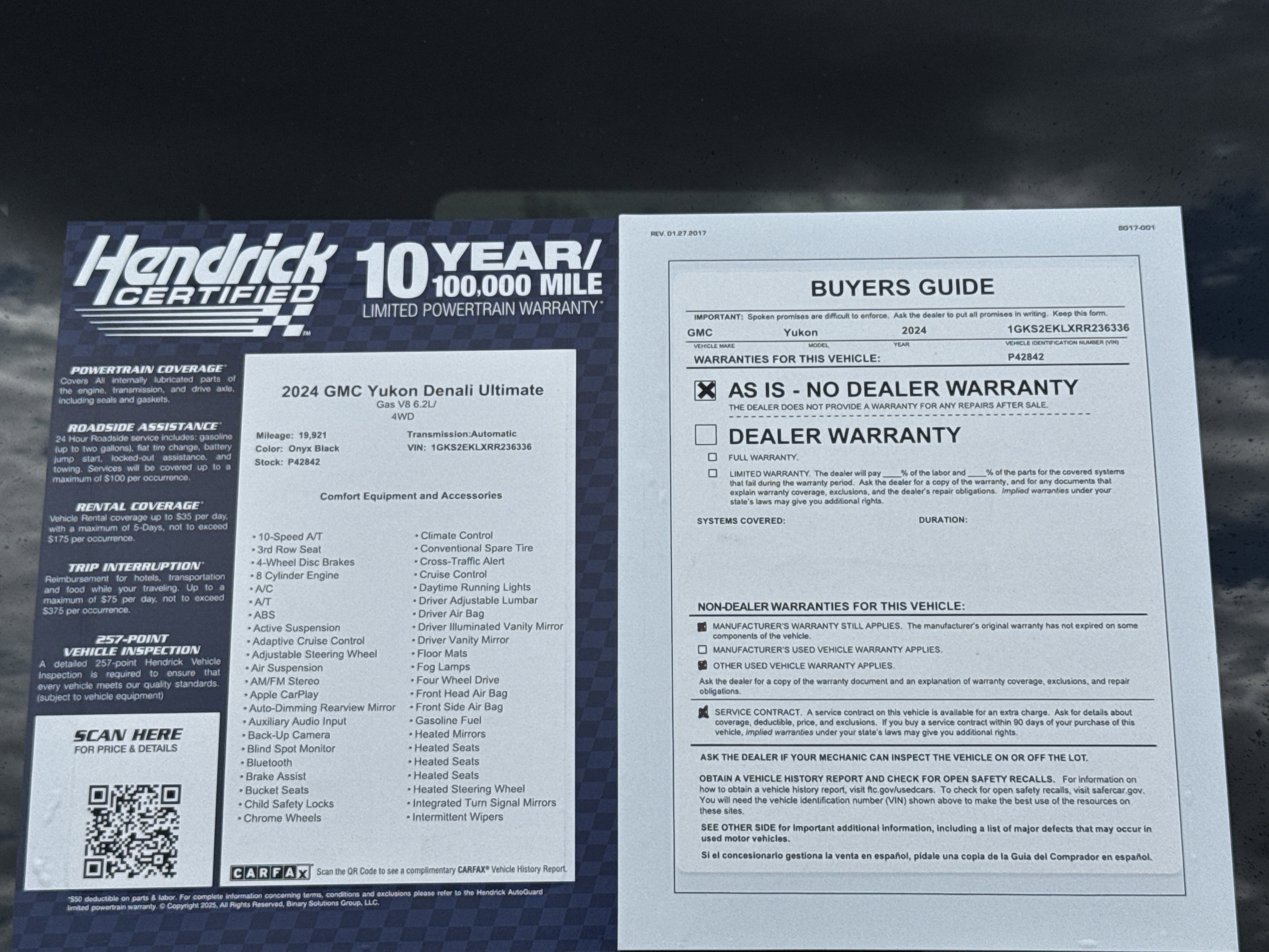 Used 2024 GMC Yukon Denali Ultimate image 44