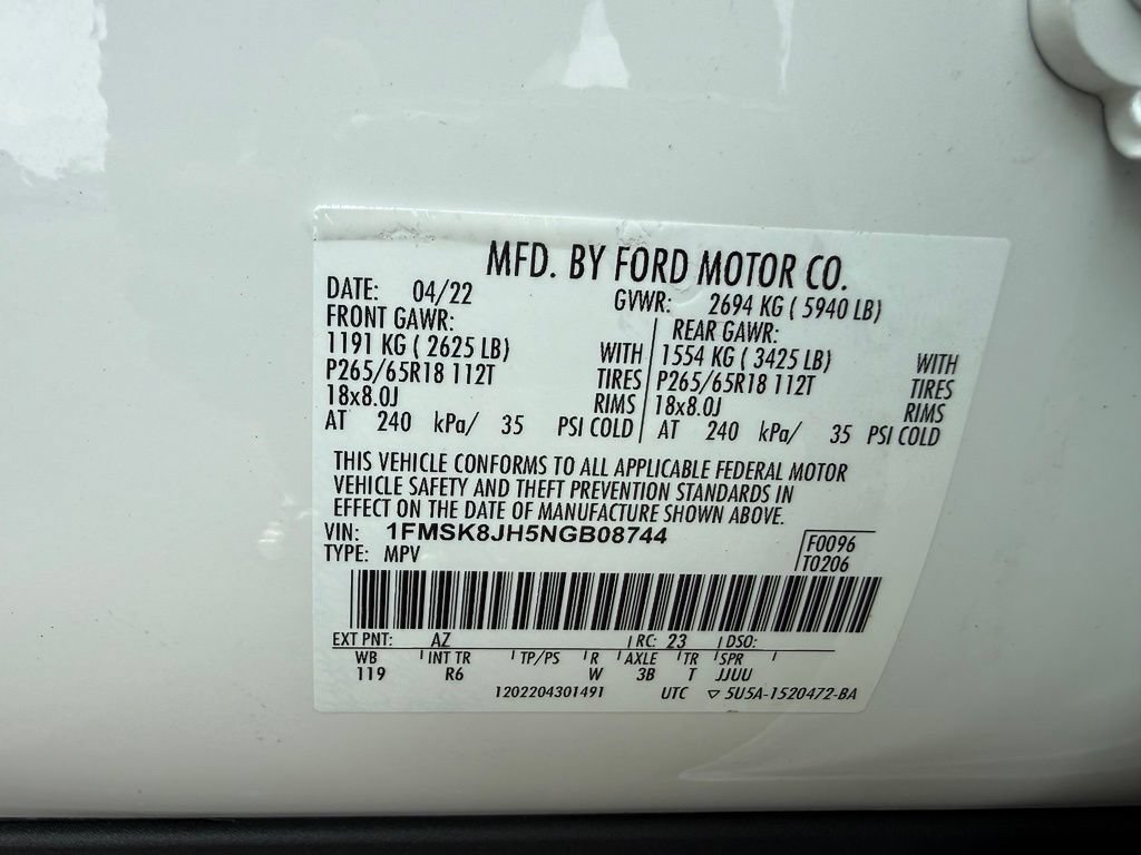 Used 2022 Ford Explorer Timberline AWD/4WD image 33