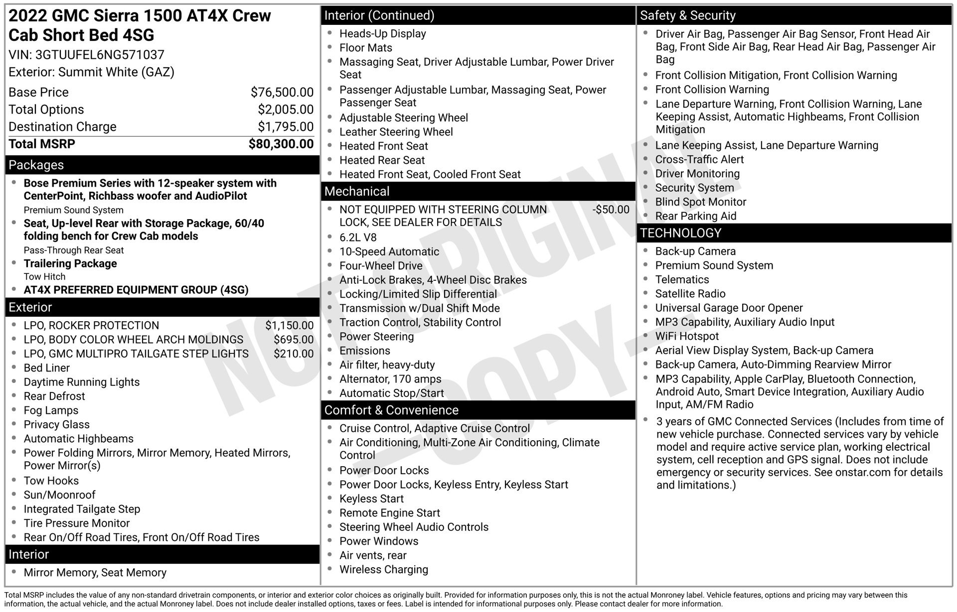 Used 2022 GMC Sierra 1500 AT4X AWD/4WD image 49