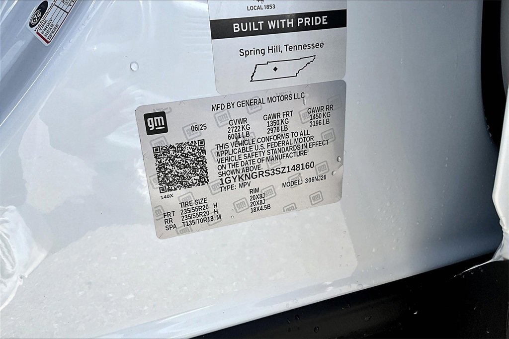 New 2025 Cadillac XT5 Sportv w/ LPO, Red Accent Package image 13