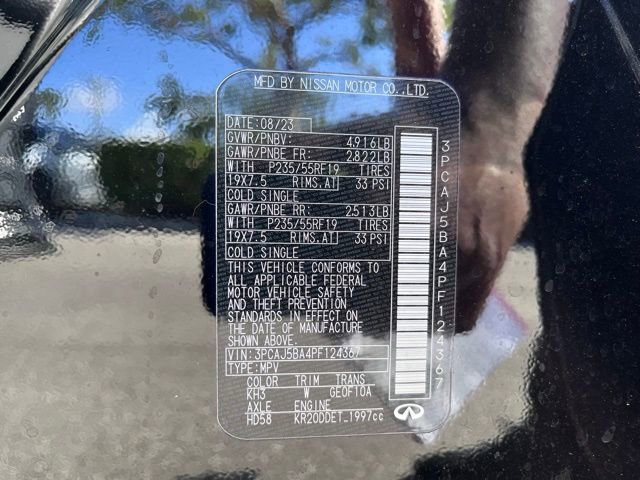 Used 2023 INFINITI QX50 Luxe image 12