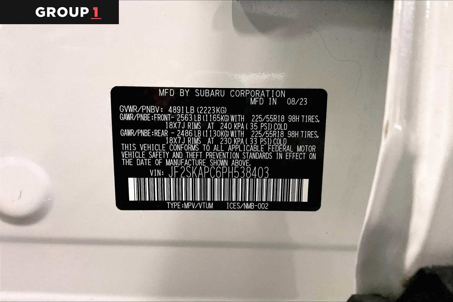 Certified 2023 Subaru Forester Limited AWD/4WD image 36