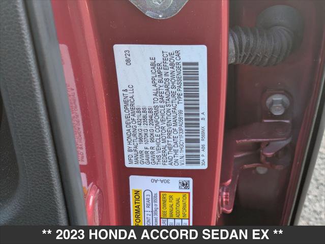 Used 2023 Honda Accord EX image 22