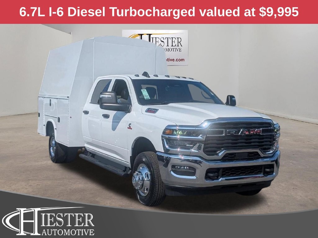 New 2026 RAM 3500 Tradesman w/ Chrome Appearance Group A AWD/4WD 360° Tour