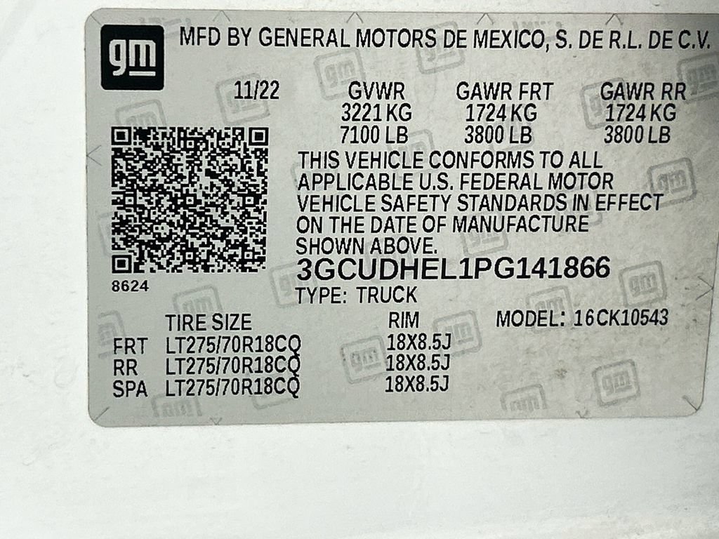 Used 2023 Chevrolet Silverado 1500 ZR2 w/ Technology Package AWD/4WD image 33