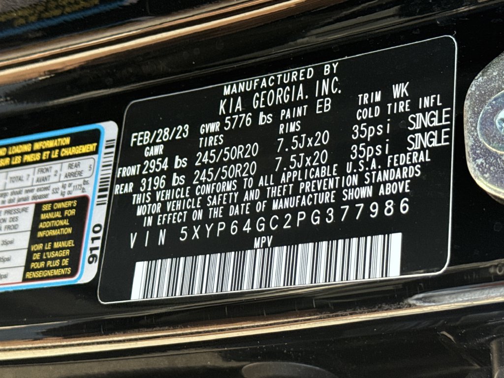 Used 2023 Kia Telluride S w/ S Sunroof Package FWD image 35