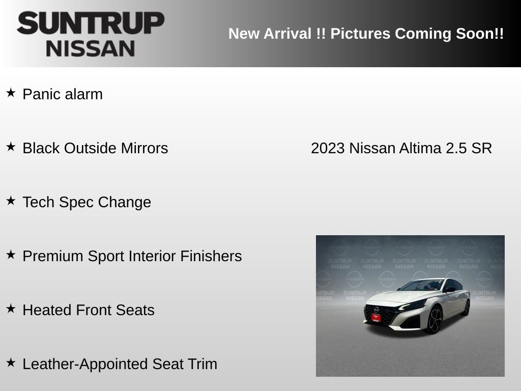 Used 2023 Nissan Altima 2.5 SR w/ SR Premium Package FWD image 12