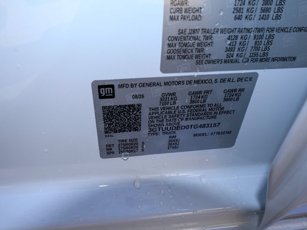 New 2026 GMC Sierra 1500 SLT w/ SLT Premium Plus Package AWD/4WD image 37