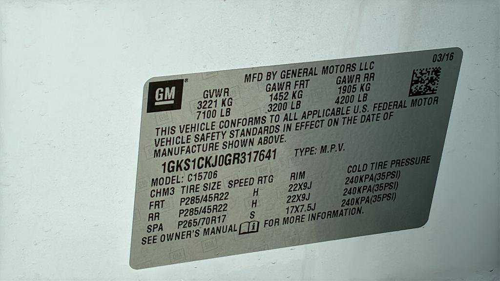 Used 2016 GMC Yukon Denali w/ Open Road Package image 31