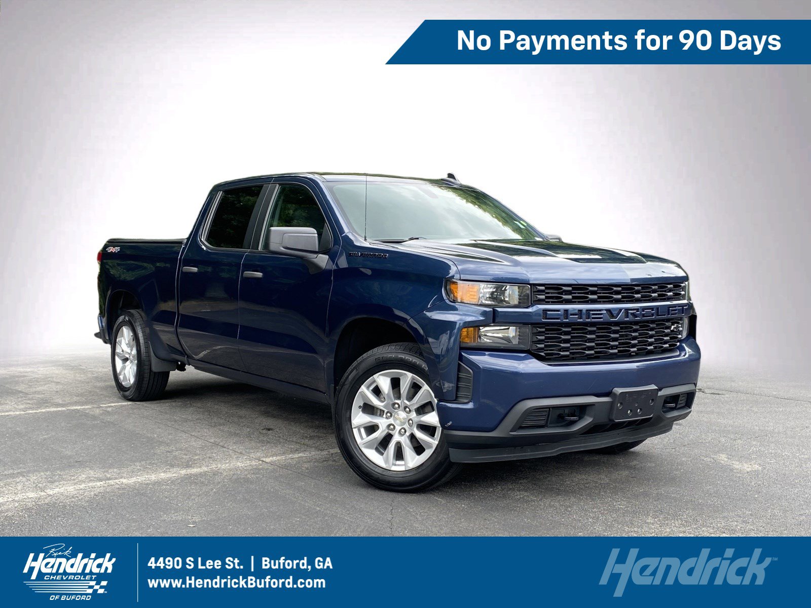 Used 2020 Chevrolet Silverado 1500 Custom w/ Custom Value Package AWD/4WD 360° Tour