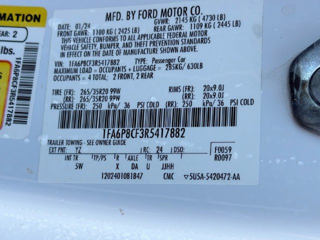 Used 2024 Ford Mustang GT Premium RWD image 42