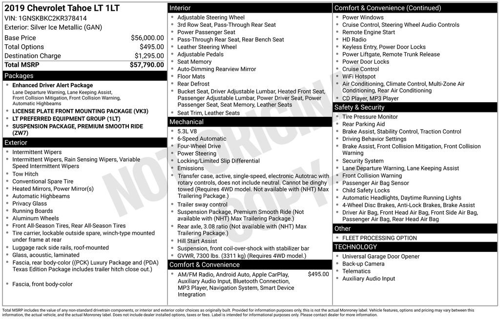 Used 2019 Chevrolet Tahoe LT image 11