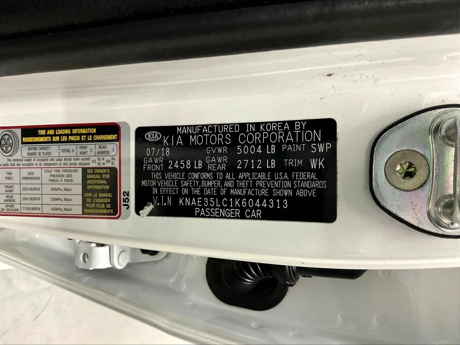 Used 2019 Kia Stinger GT RWD image 30