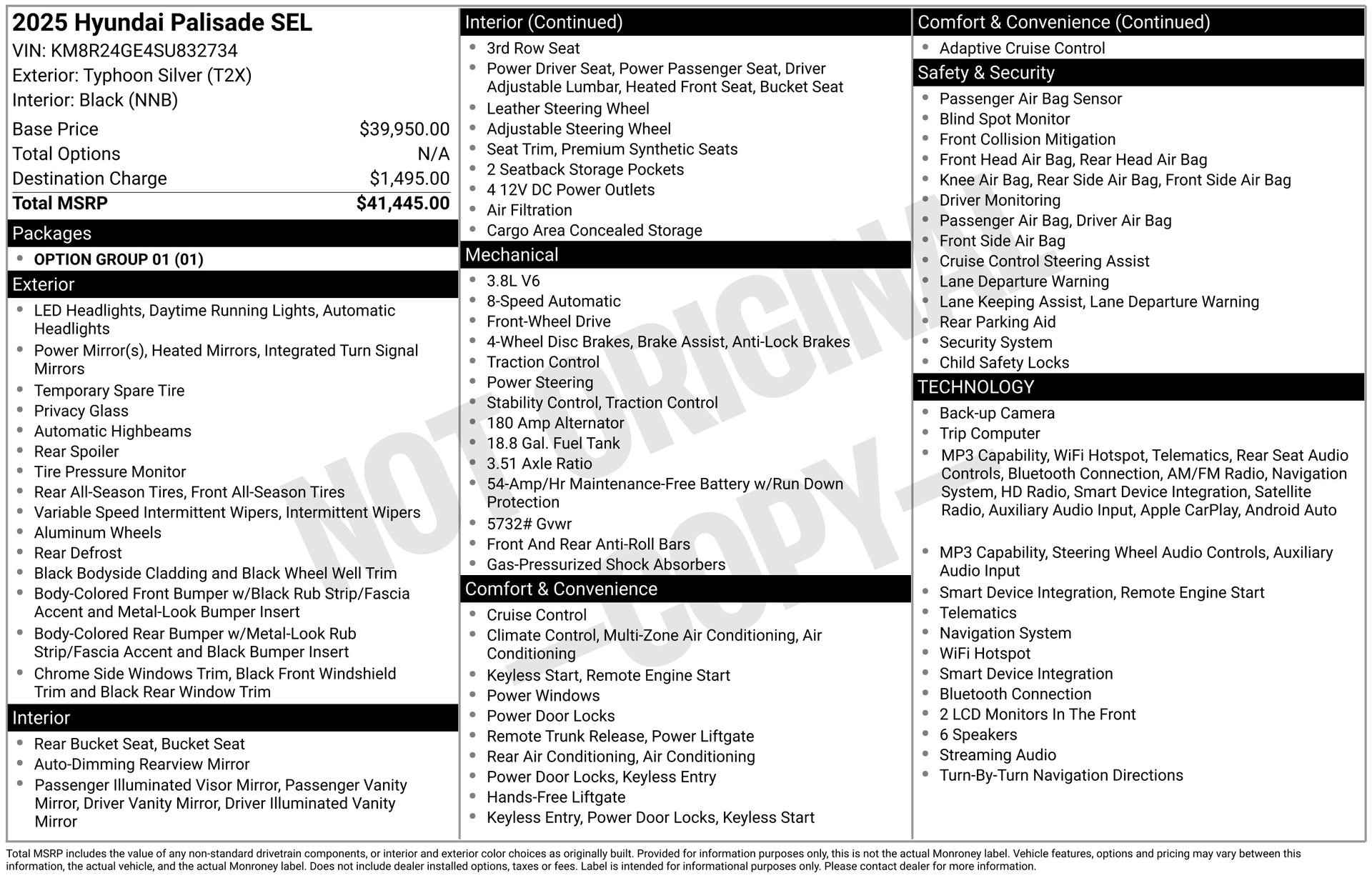 Used 2025 Hyundai Palisade SEL FWD image 41