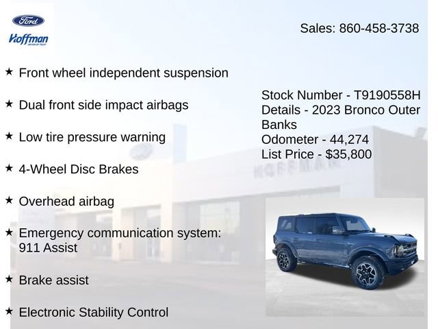 Used 2023 Ford Bronco Outer Banks image 20