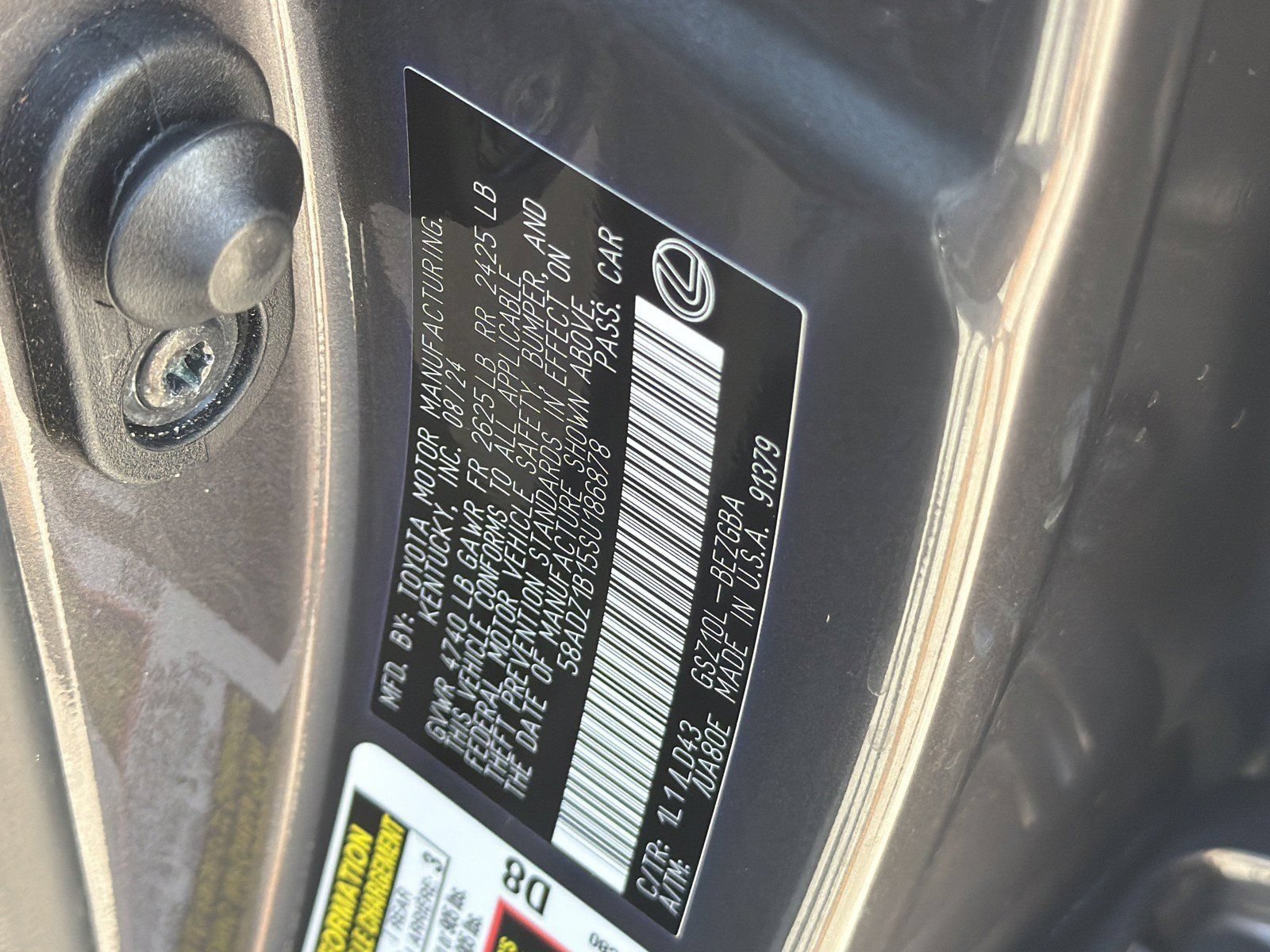 Used 2025 Lexus ES 350 w/ Premium Package FWD image 37
