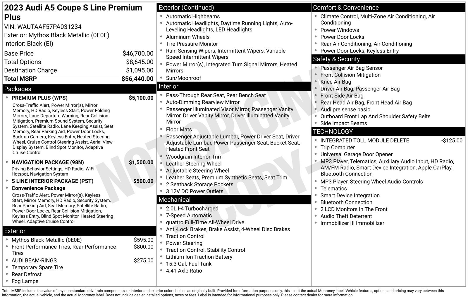 Certified 2023 Audi A5 2.0T Premium Plus w/ Premium Plus AWD/4WD image 31