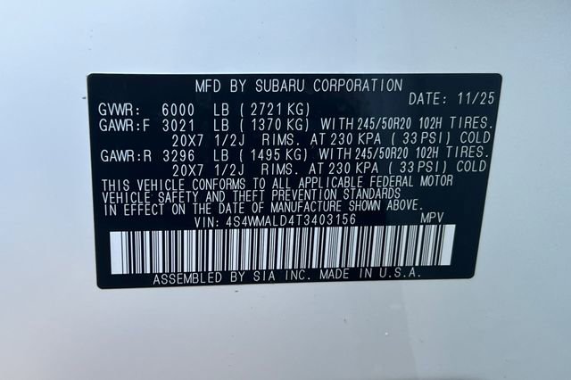 New 2026 Subaru Ascent Bronze Edition image 26