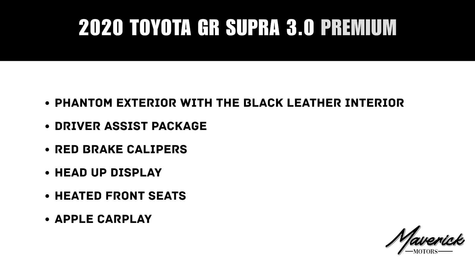 Used 2020 Toyota Supra Premium w/ Driver Assist Package RWD image 2