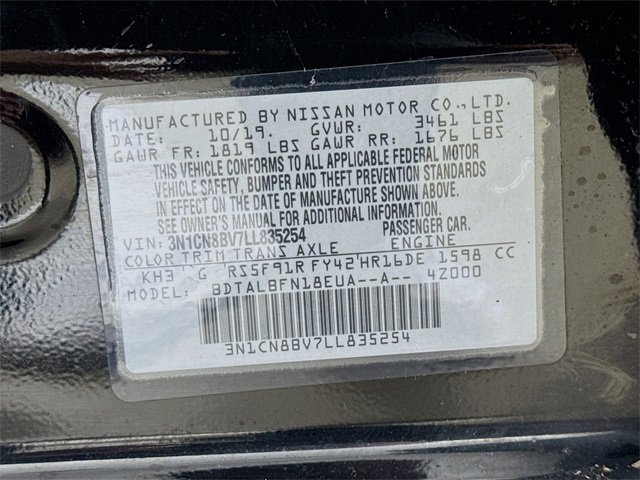 Used 2020 Nissan Versa S image 29