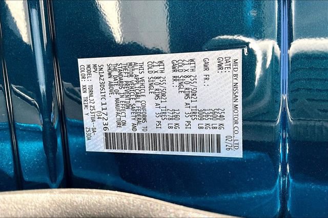 New 2026 Nissan Murano Platinum w/ Cargo Package image 14
