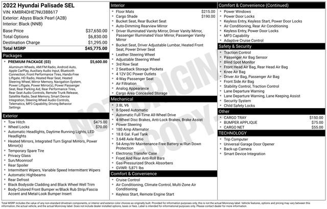 Used 2022 Hyundai Palisade SEL w/ Premium Package image 40