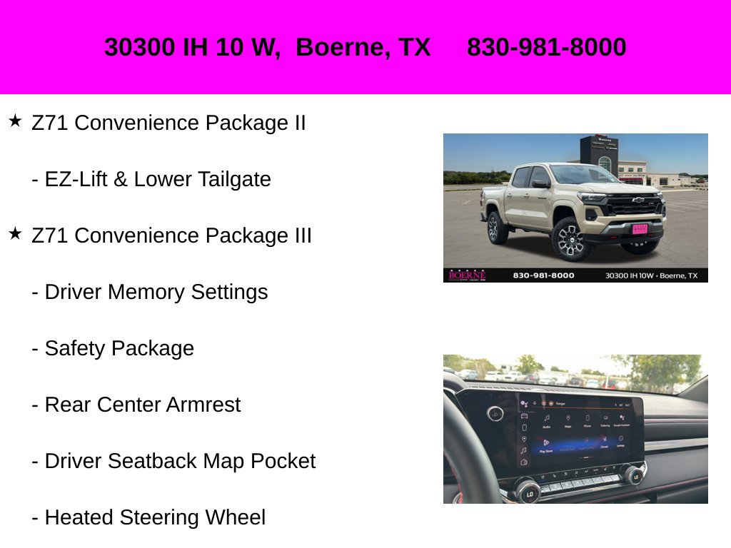 Used 2023 Chevrolet Colorado Z71 w/ Z71 Convenience Package 2 AWD/4WD image 34