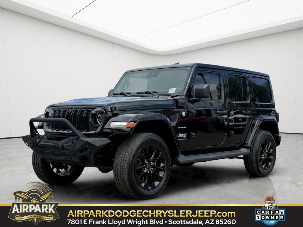 Used 2024 Jeep Wrangler Unlimited Sahara w/ Technology Group image 1