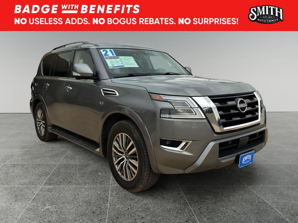 Used 2021 Nissan Armada SL w/ Captain's Chairs Package