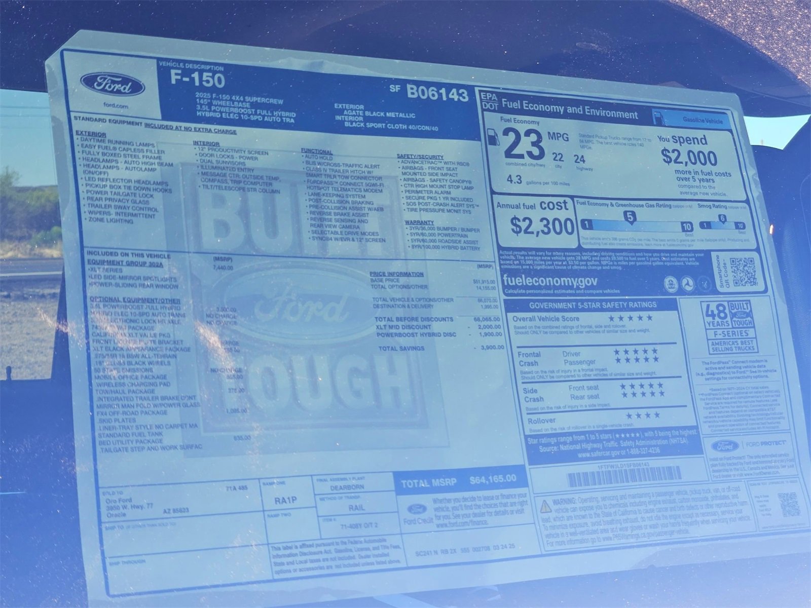 New 2025 Ford F150 XLT w/ Equipment Group 302A MID image 22