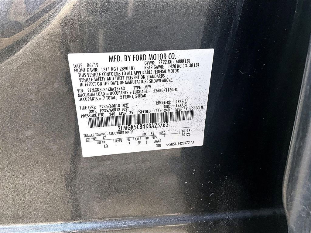 Used 2019 Ford Flex SEL w/ Equipment Group 202A image 30