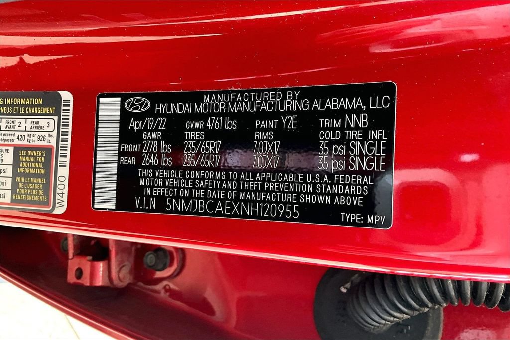 Certified 2022 Hyundai Tucson SEL AWD/4WD image 34