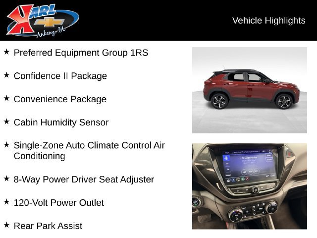 Certified 2023 Chevrolet TrailBlazer RS w/ Convenience Package AWD/4WD image 2