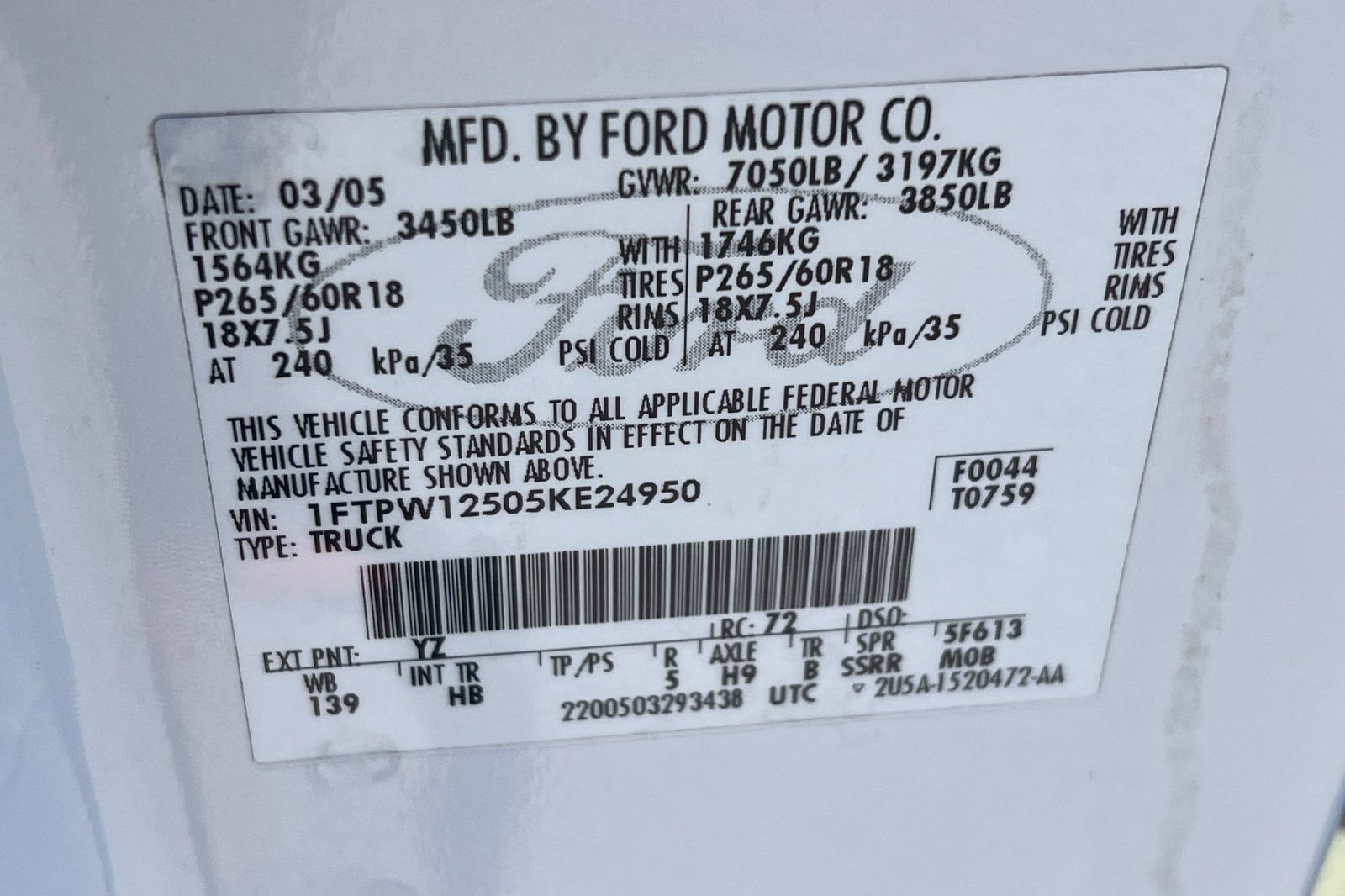 Used 2005 Ford F150 XLT RWD image 26