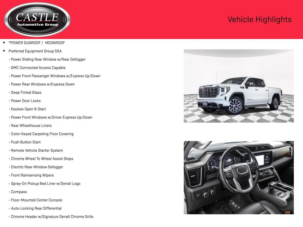 Used 2023 GMC Sierra 1500 Denali w/ Denali Reserve Package AWD/4WD image 3