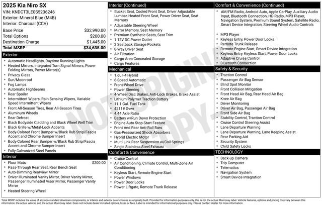 Used 2025 Kia Niro SX image 5