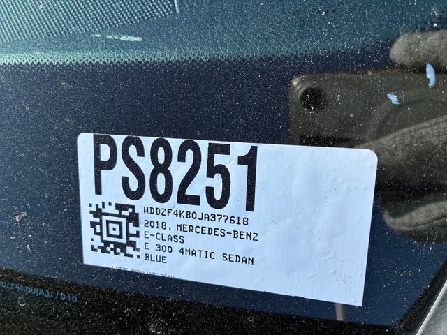 Used 2018 Mercedes-Benz E 300 4MATIC w/ Premium 2 Package image 31