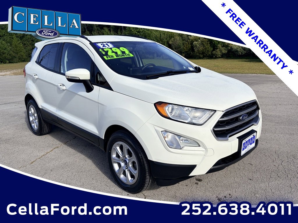Certified 2021 Ford EcoSport SE w/ Interior Protection Package image 1
