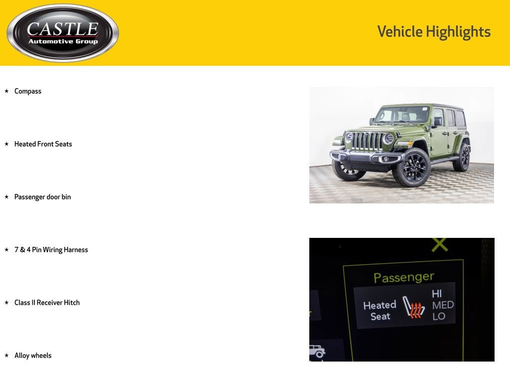 Used 2021 Jeep Wrangler Unlimited Sahara w/ Cold Weather Group image 12