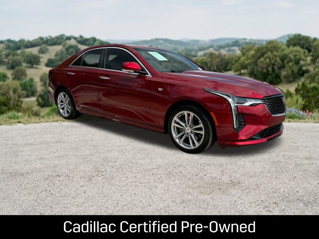 Certified 2024 Cadillac CT4 Luxury w/ Sun And Sound Package RWD image 1