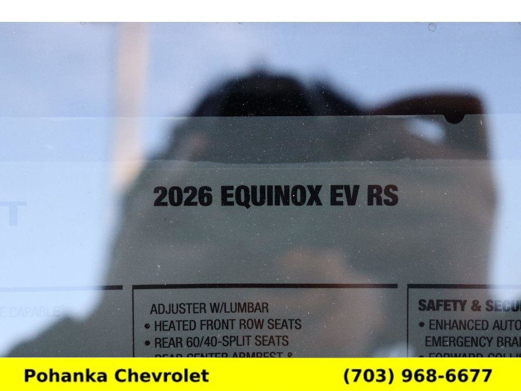 New 2026 Chevrolet Equinox EV RS FWD image 29