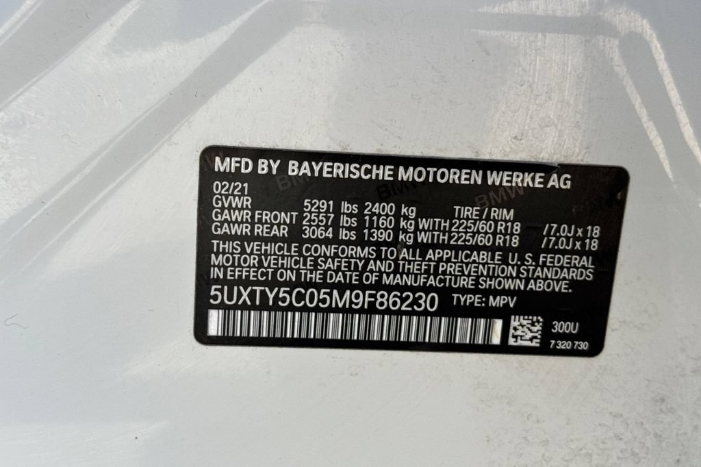 Used 2021 BMW X3 xDrive30i w/ Convenience Package AWD/4WD image 35