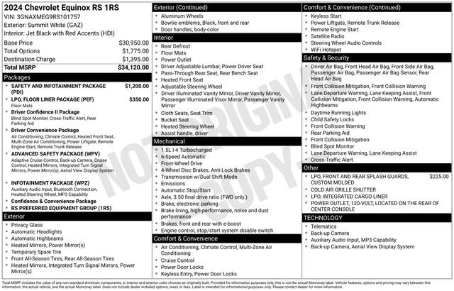 Used 2024 Chevrolet Equinox RS FWD video 2