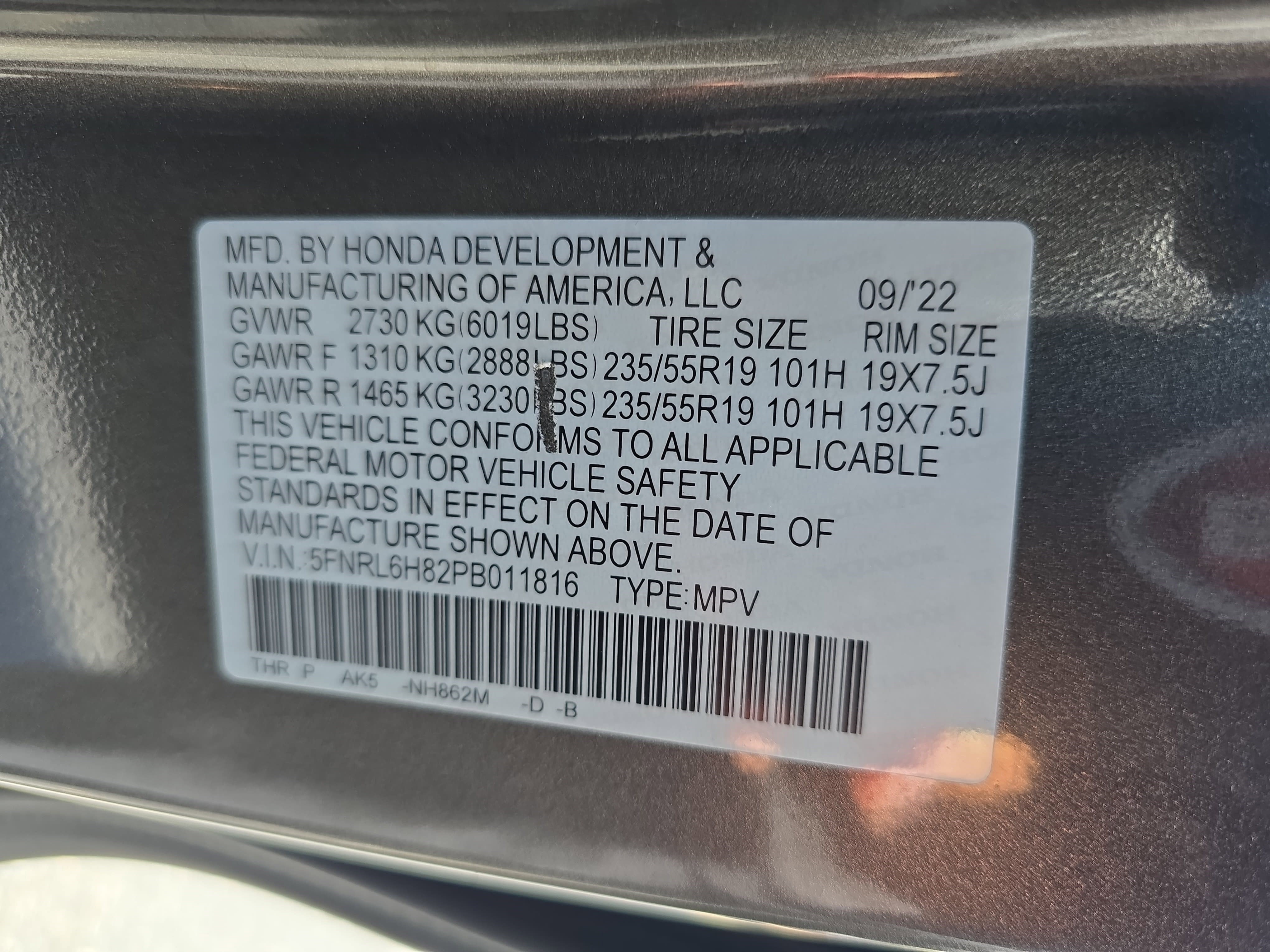 Used 2023 Honda Odyssey Touring image 37